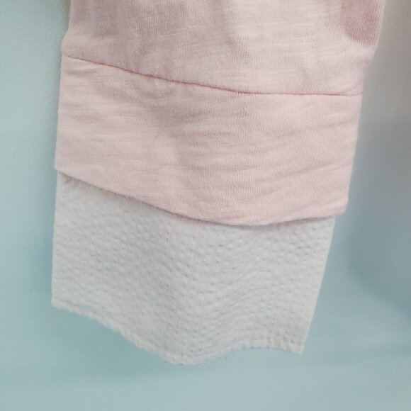 Tommy Hilfiger Womens Pink Layered Long Sleeve Button Shirt Top Blouse Size 2XL - Picture 7 of 15